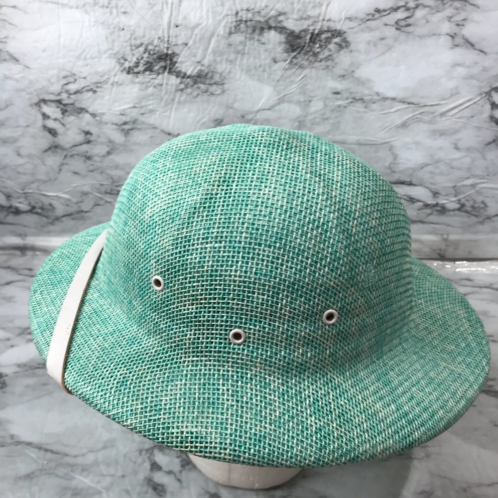 Saks Fifth Avenue Summer  Straw Pith Helmet hat